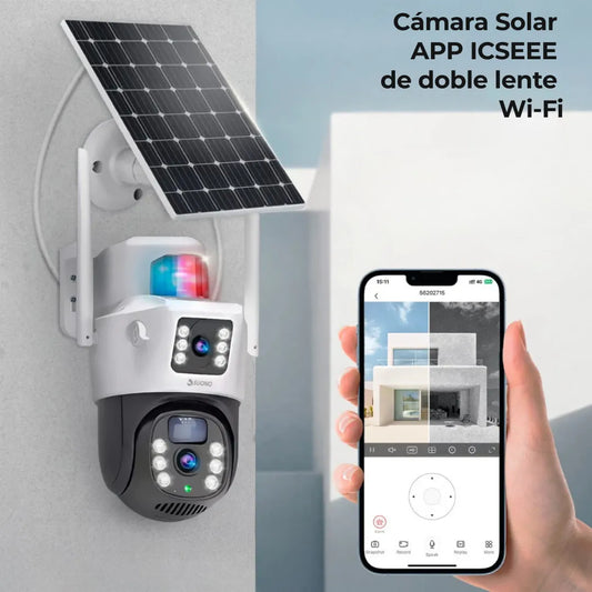 Cámara de Seguridad Inalámbrica Solar