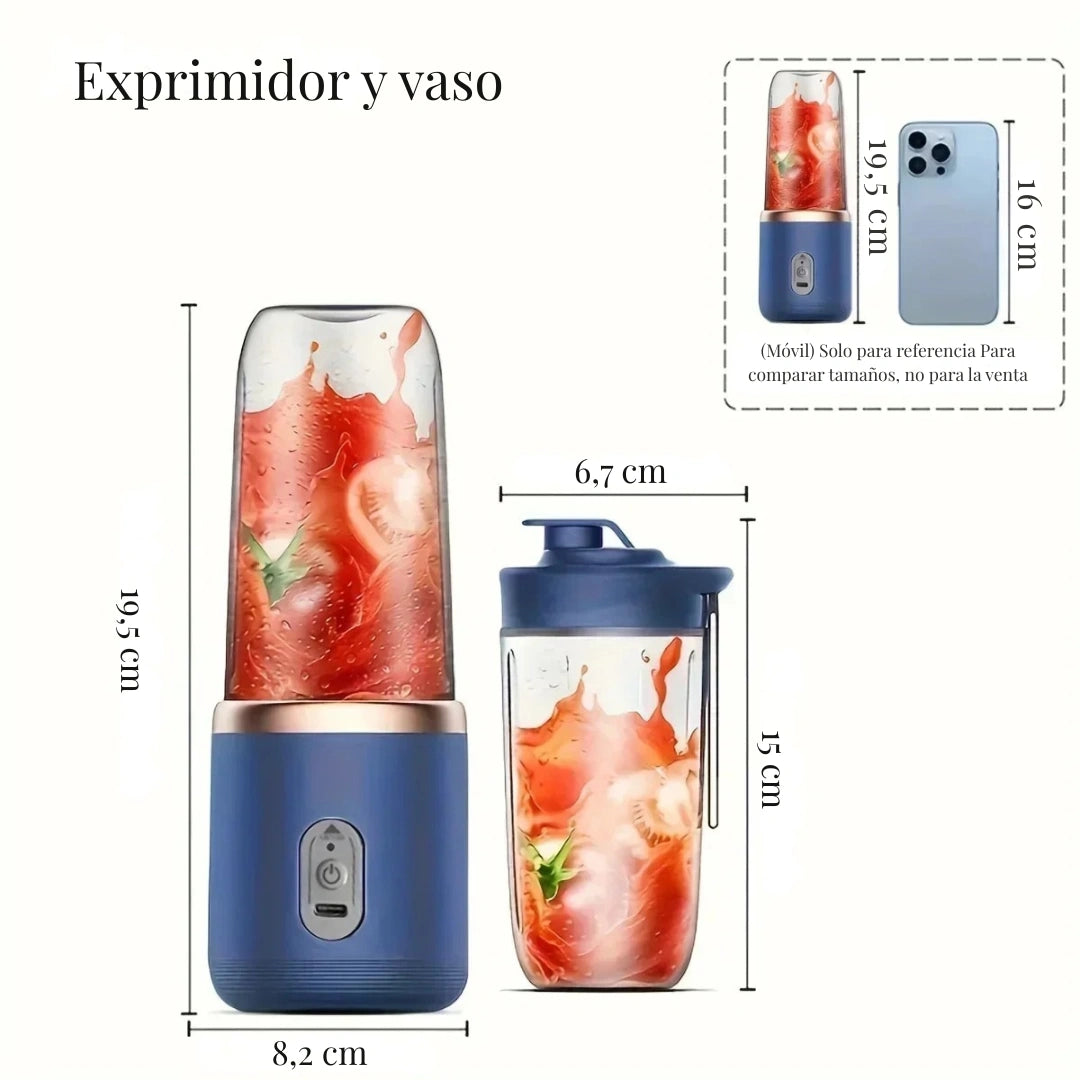 FreshFusion: Mini Batidora Portátil Recargable
